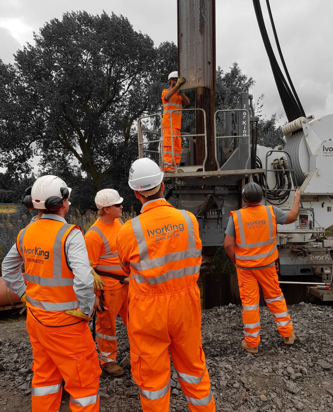 Piling work