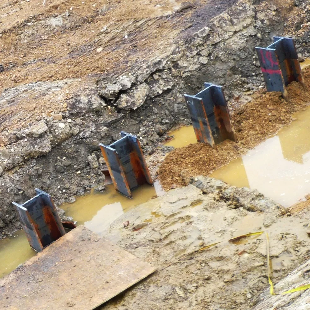 Steel Bearing Piles (